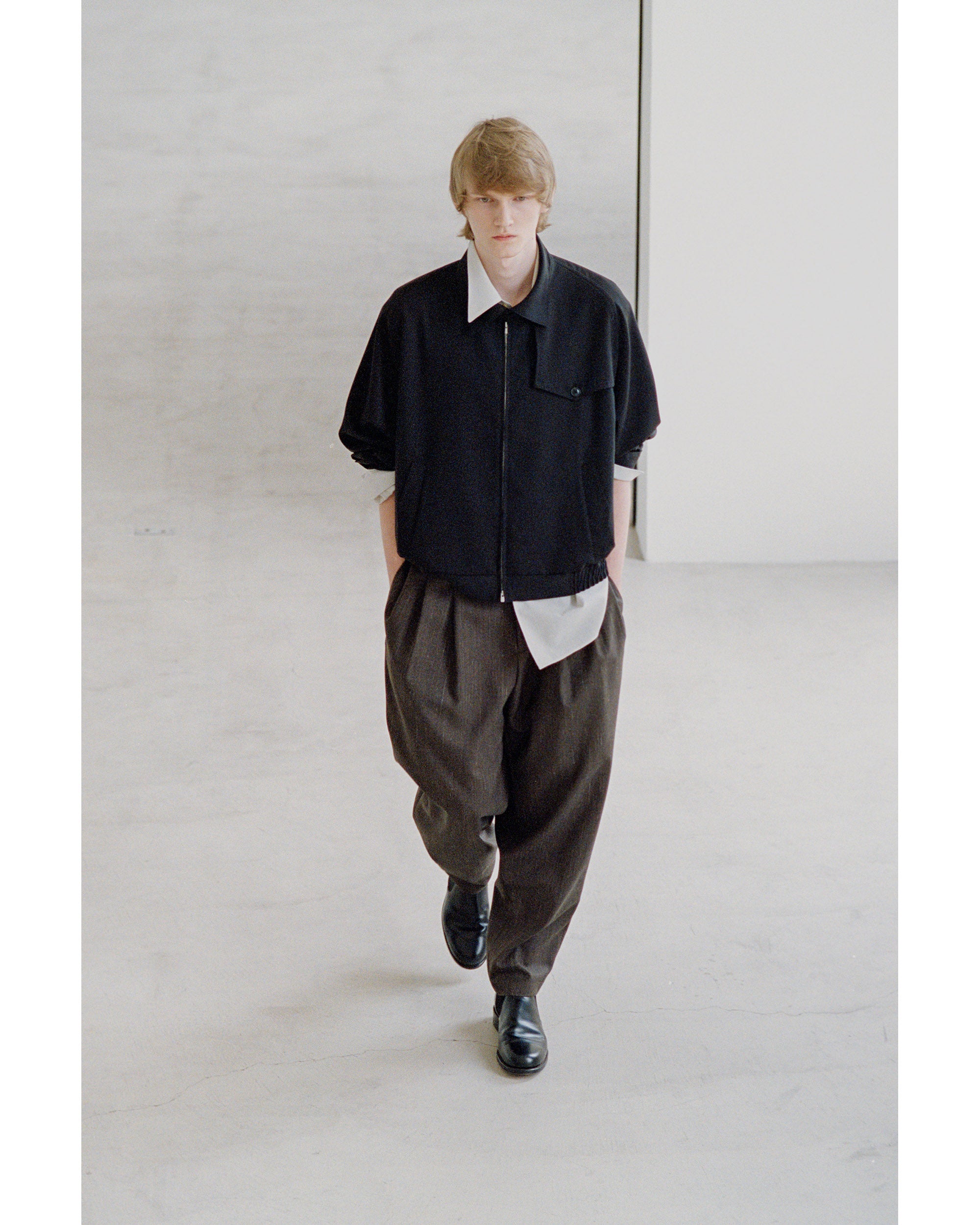 GUNFLAP ZIP BLOUSON – IRENISA