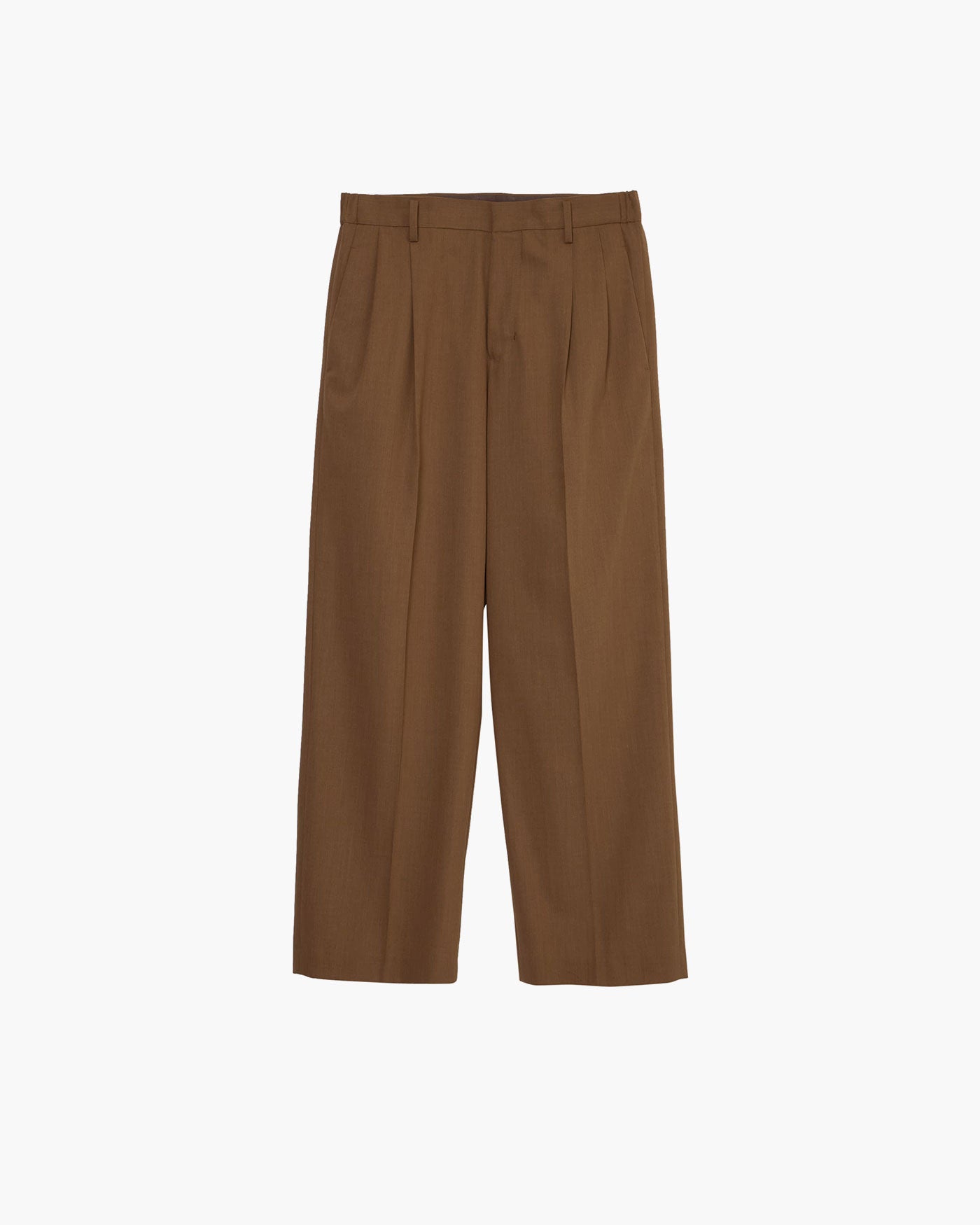 TWO TUCKS WIDE TROUSERS