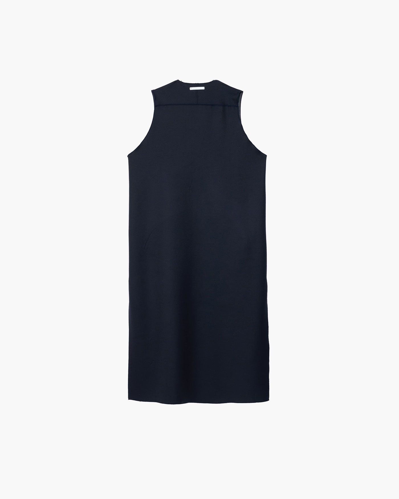 SLIT NECK SLEEVELESS DRESS