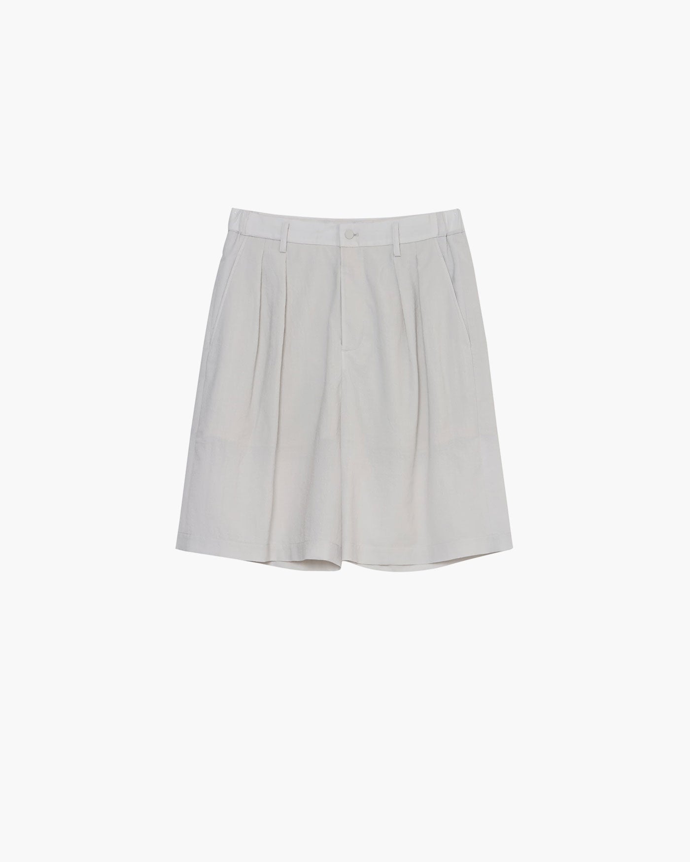 TWO TUCKS WIDE SHORTS