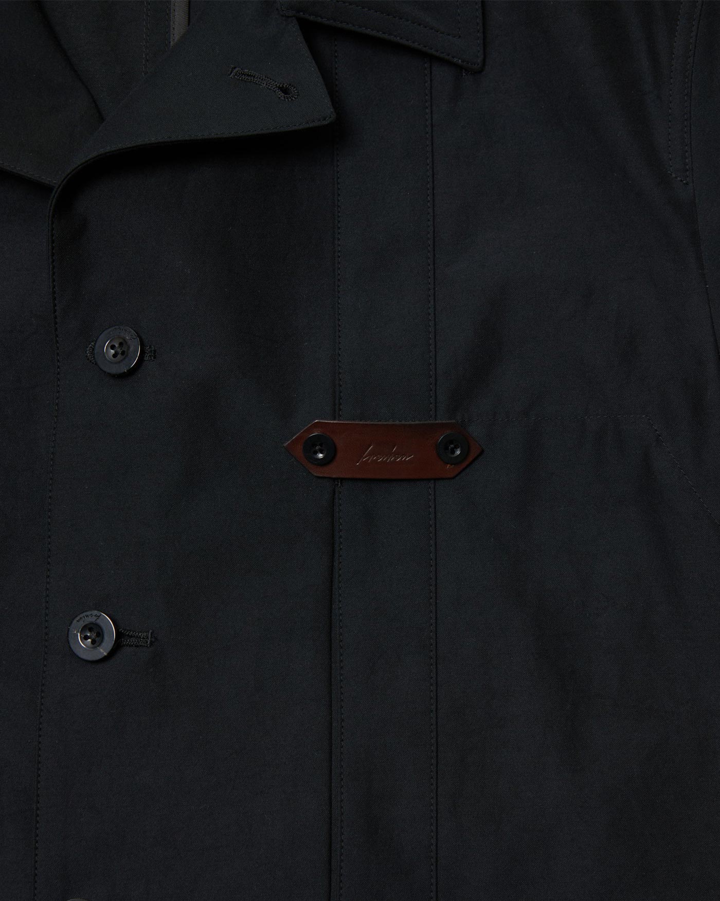 LEATHER TAB WORK JACKET