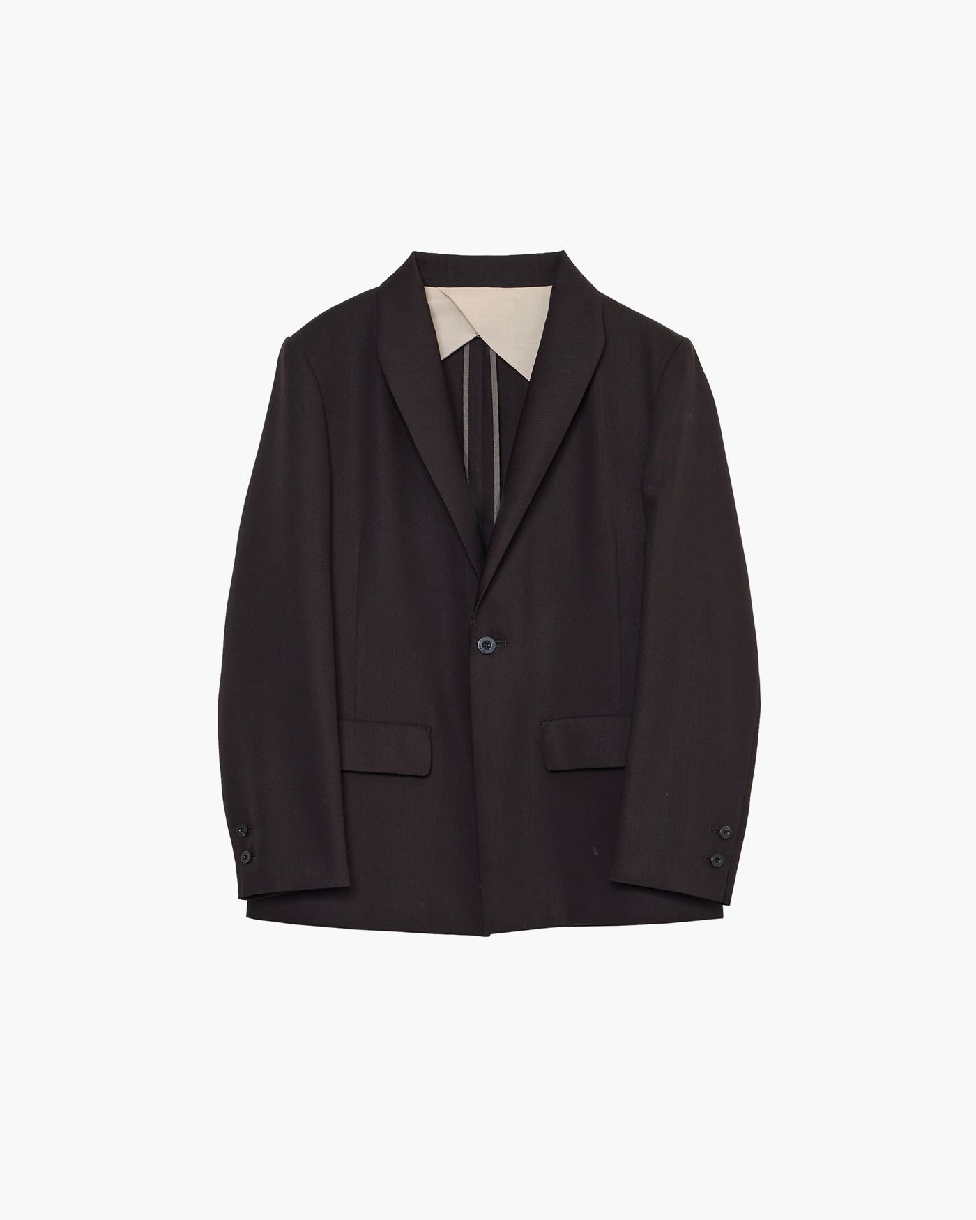 MODIFIED SHAWL COLLAR JACKET