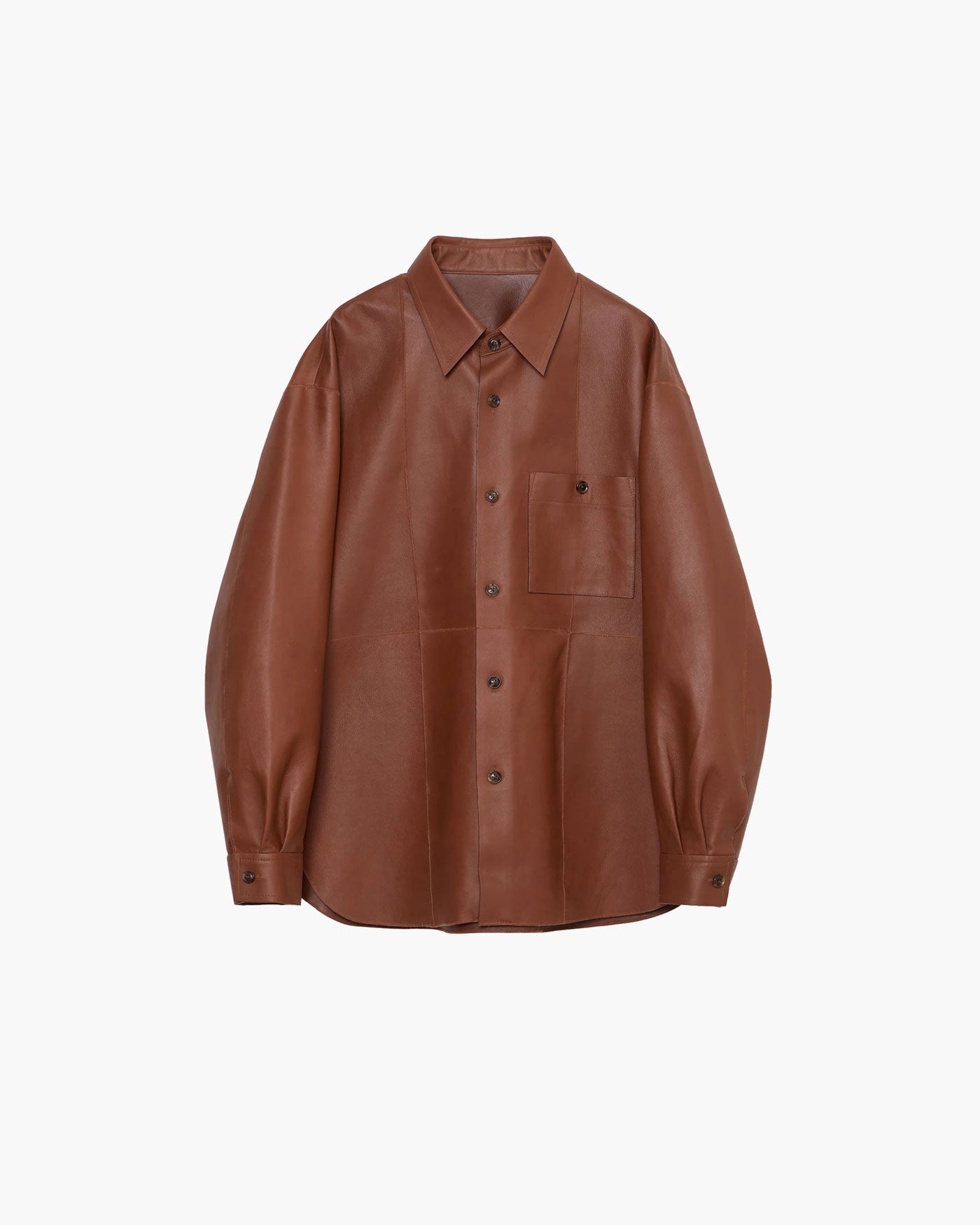 LEATHER SHIRT BLOUSON