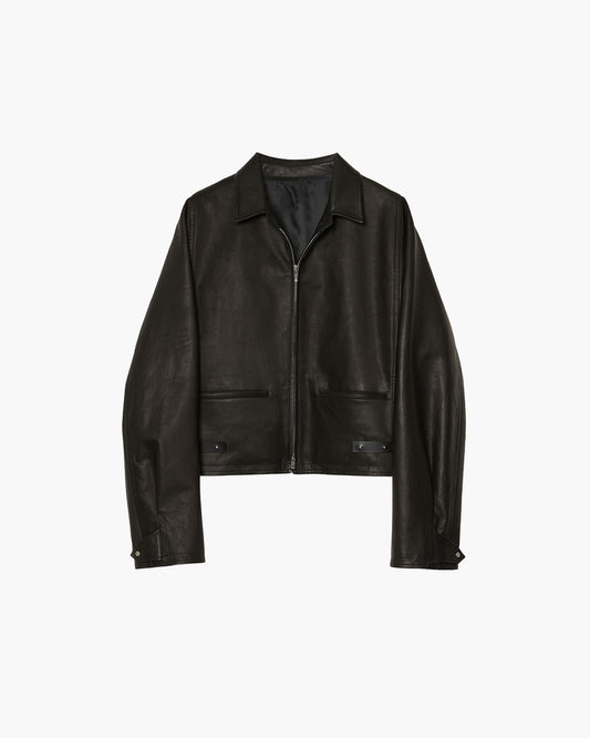 MODIFIED SLEEVE LEATHER MOTOR JACKET