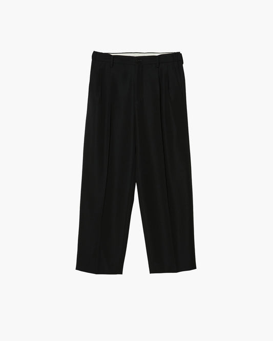 TWO TUCKS WIDE TROUSERS