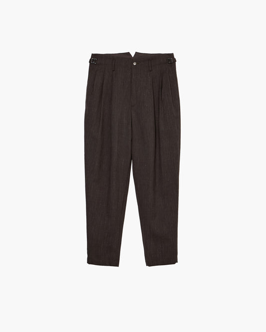 THREE TUCKS TAPERED PANTS