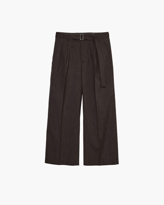 BELTED BUGGY TROUSERS