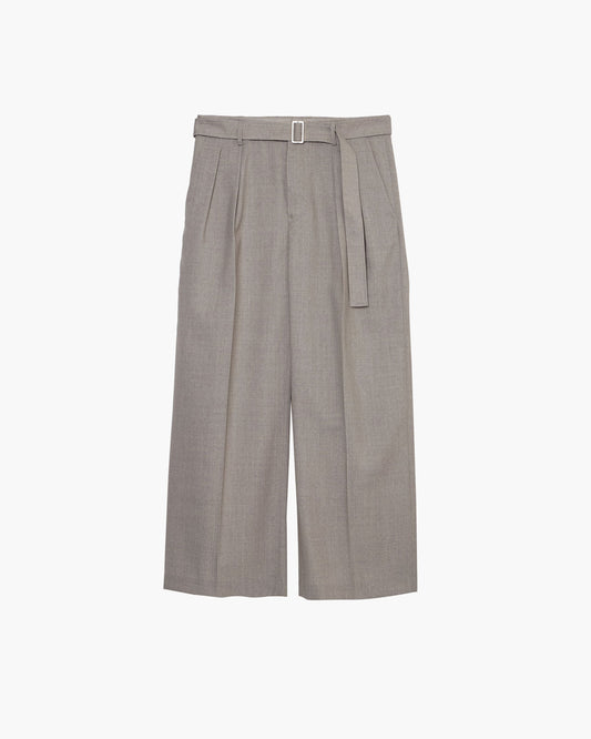 BELTED BUGGY TROUSERS