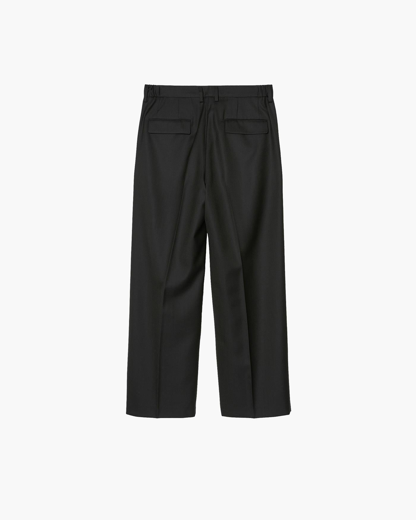 TWO TUCKS WIDE TROUSERS