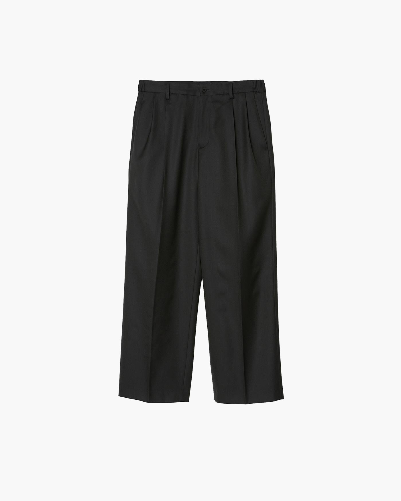 TWO TUCKS WIDE TROUSERS