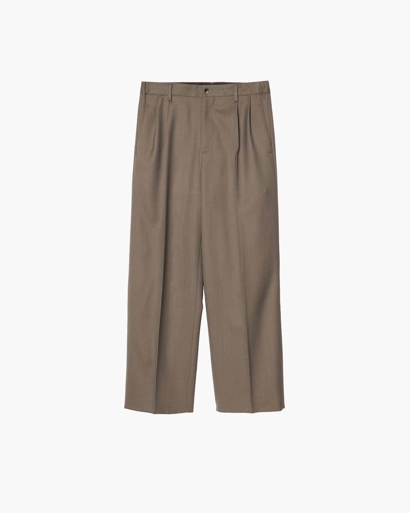 TWO TUCKS WIDE TROUSERS