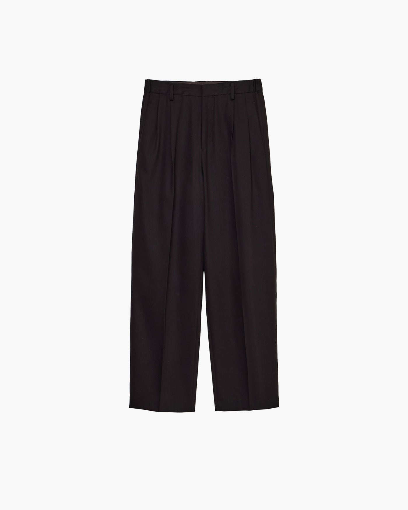 TWO TUCKS WIDE TROUSERS