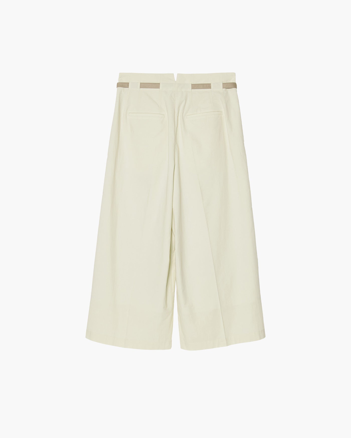 CROPPED WIDE TROUSERS