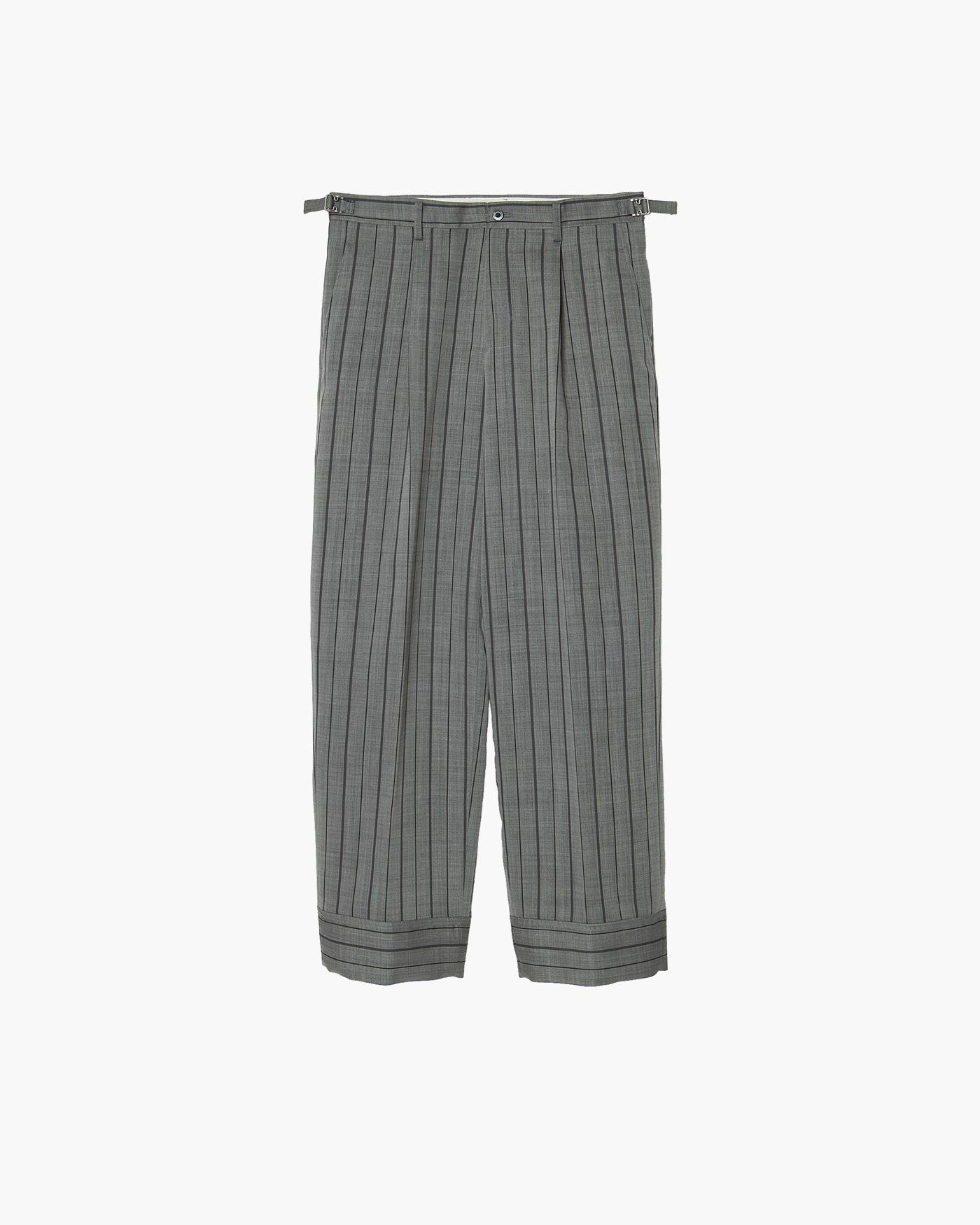 HEM BAND ONE TUCKS TROUSERS