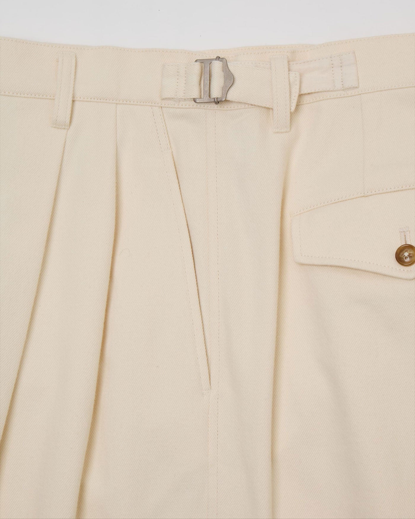 TWO TUCKS BUGGY PANTS