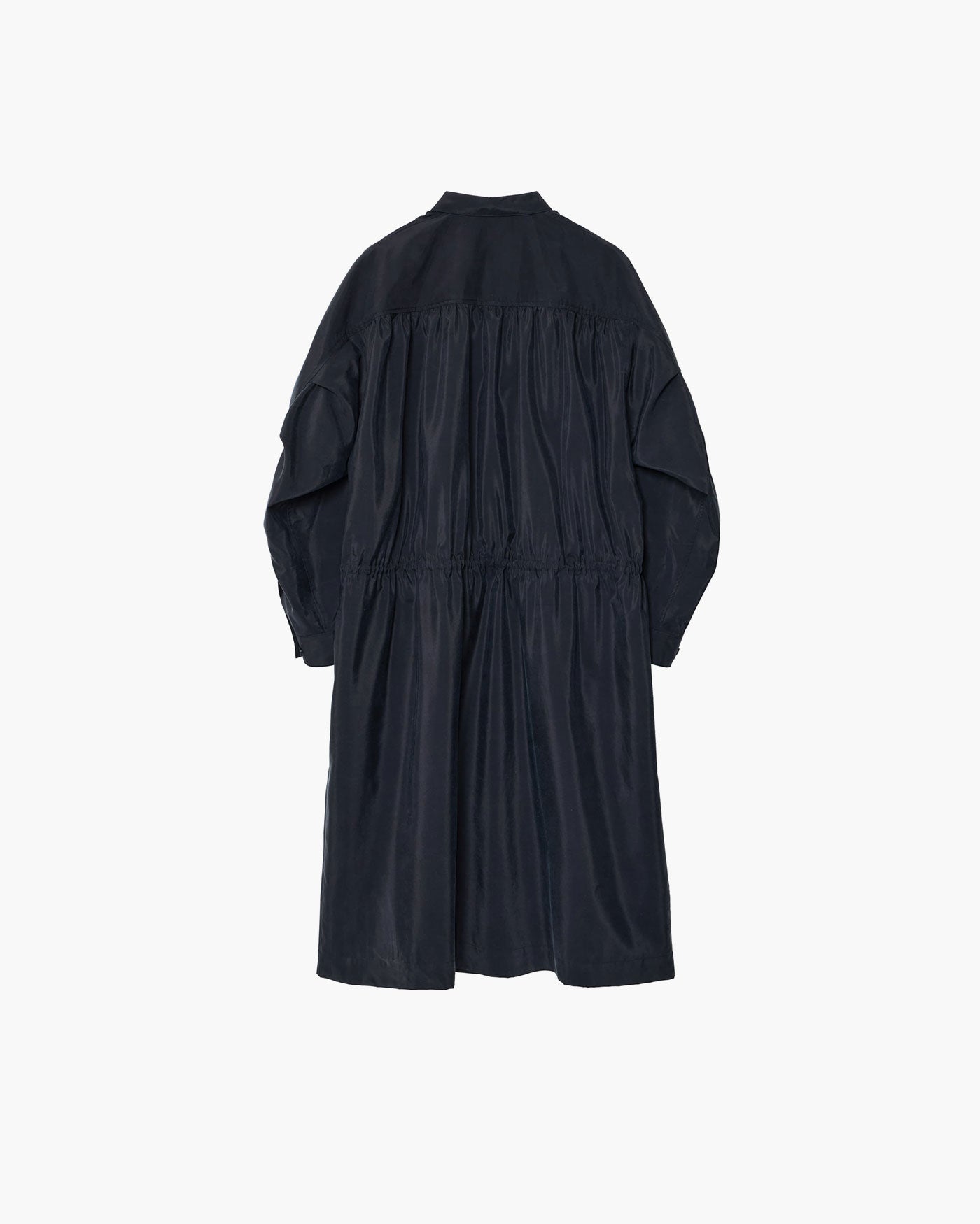 SLIT NECK GATHER DRESS