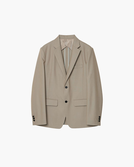 NOTCHED LAPEL SINGLE JAKET