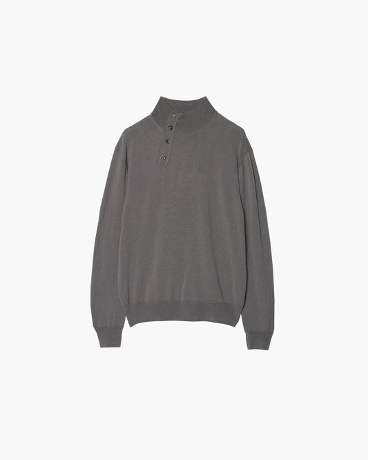WOOL HIGH-NECK KNIT PULLOVER