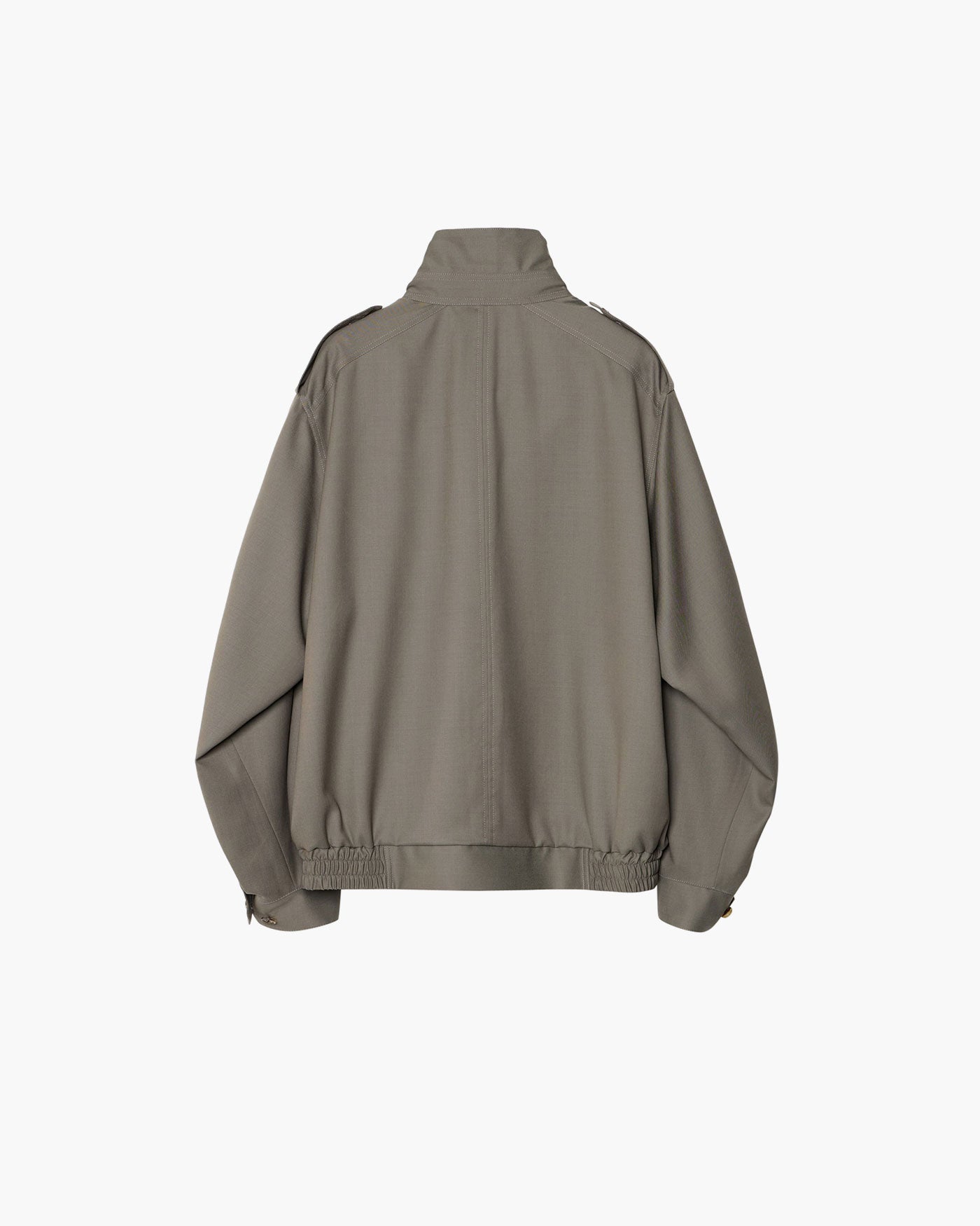ジャケット・アウター IRENISA HIGH NECKED JERSEY BLOUSON IRENISA / HIGH NECKED JERSEY BLOUSON (IVORY) (30% SALE