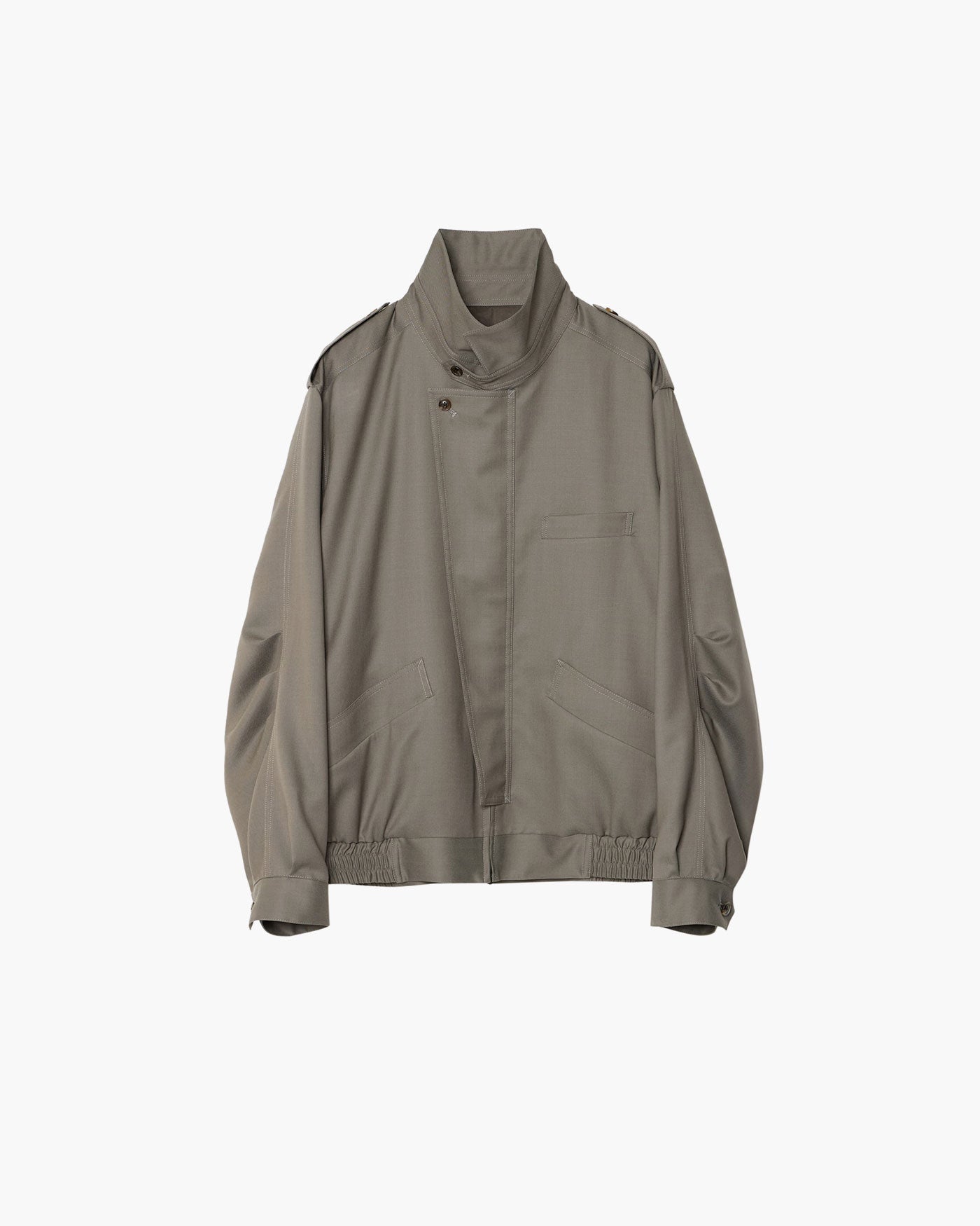 EPAULET ZIP-UP BLOUSON