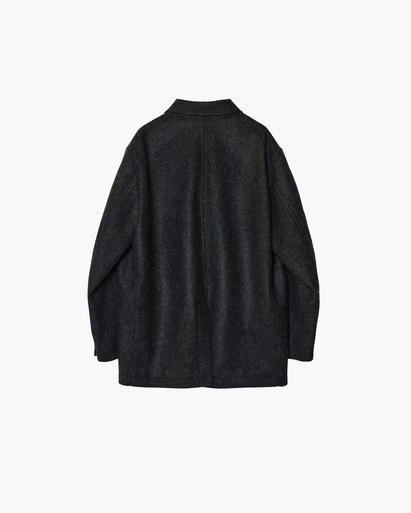 LEATHER-COLLAR JACKET