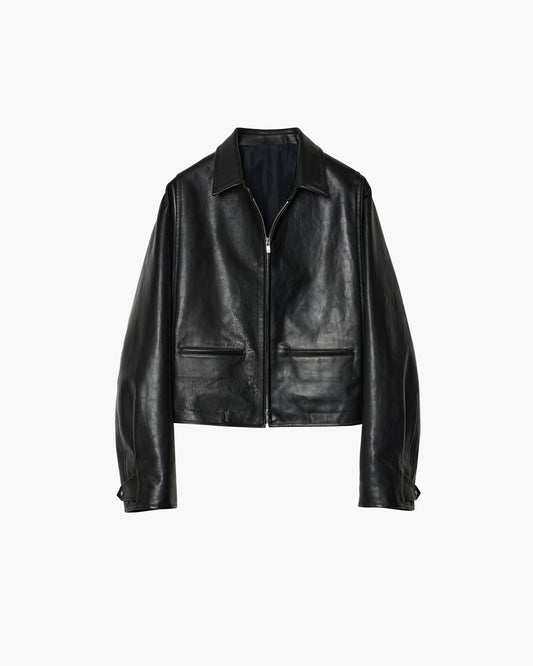 MODIFIED SLEEVE LEATHER MOTOR JACKET