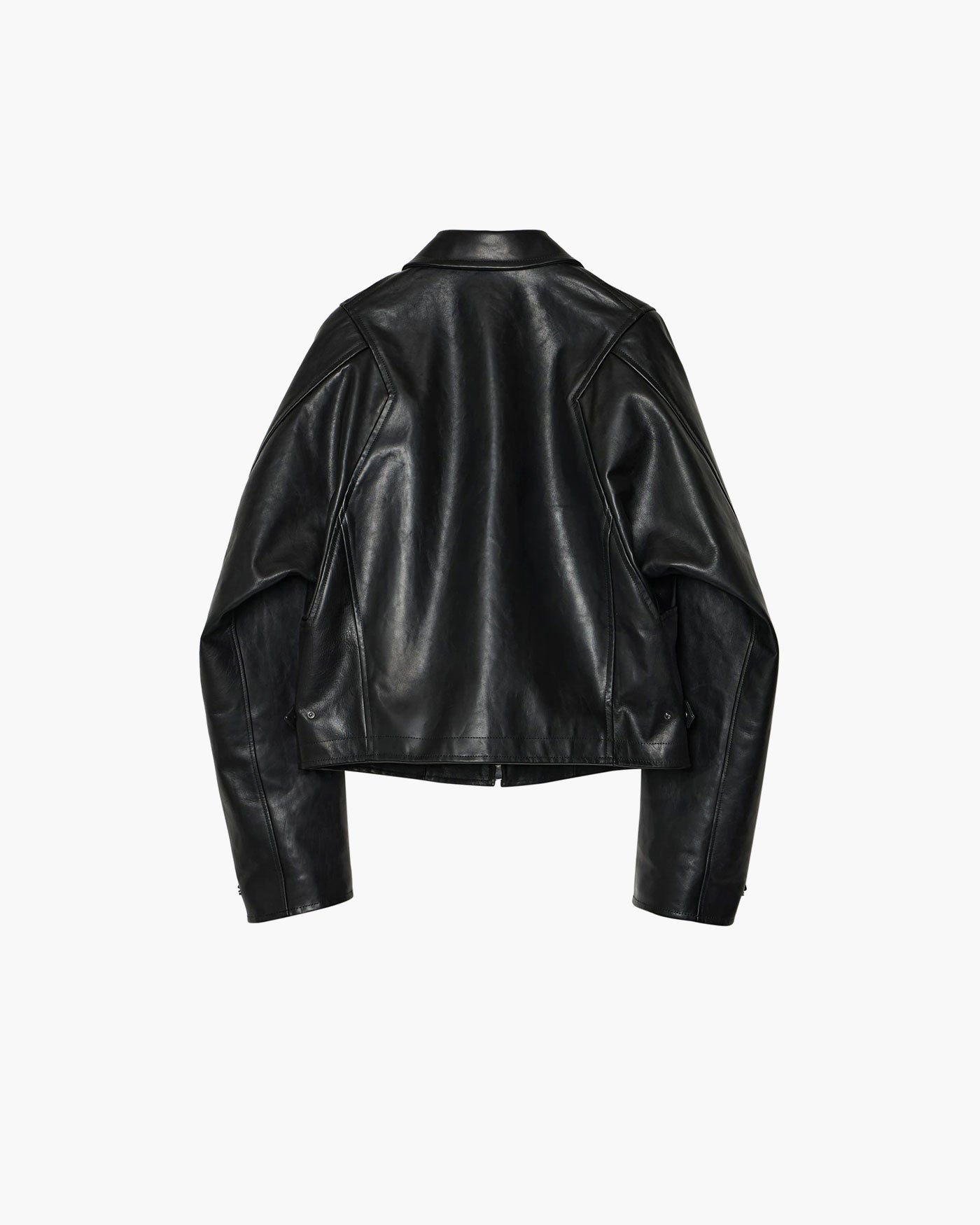 MODIFIED SLEEVE LEATHER MOTOR JACKET – IRENISA