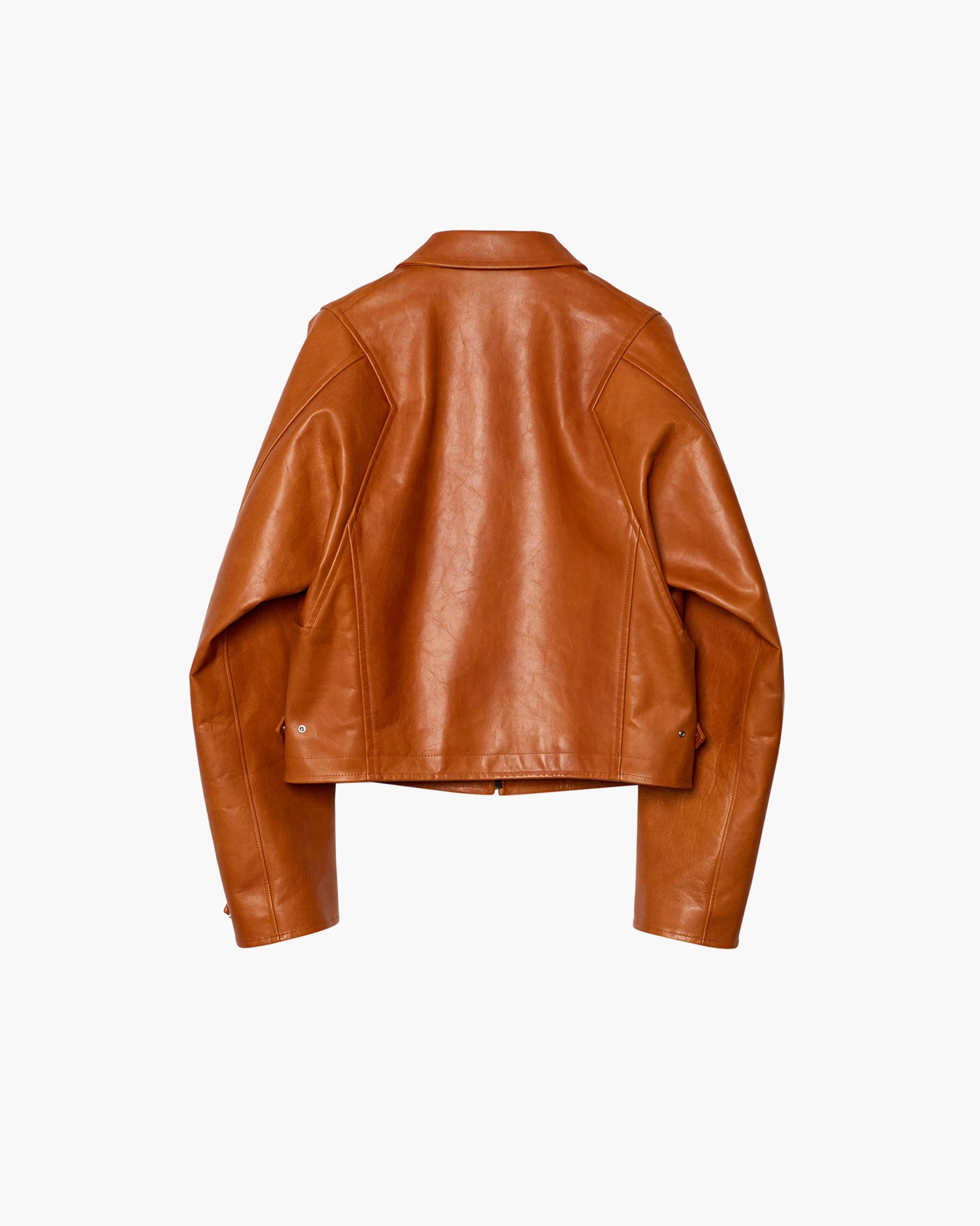 MODIFIED SLEEVE LEATHER MOTOR JACKET – IRENISA