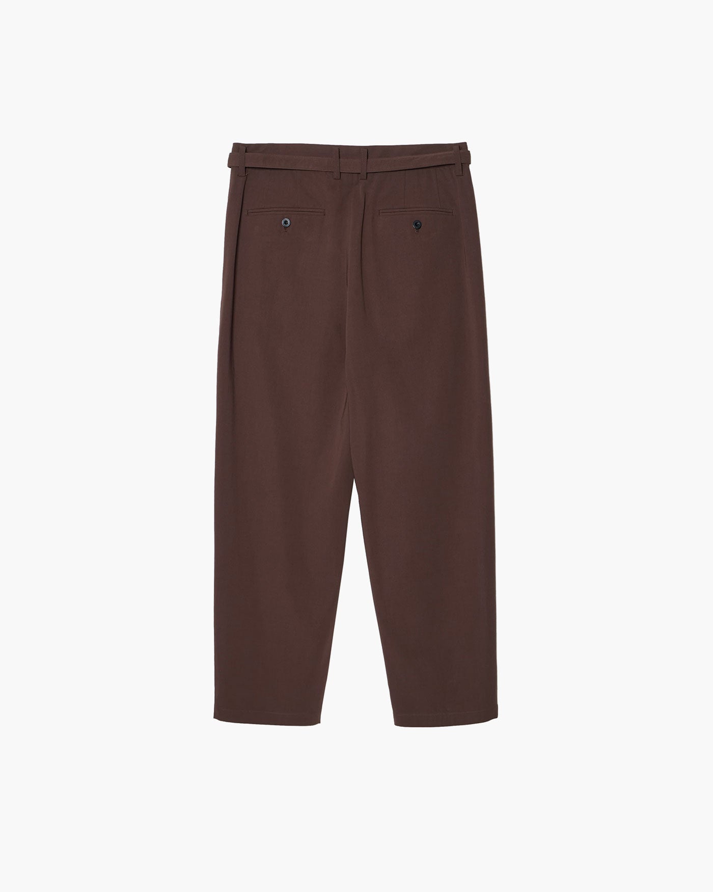 BELTED TAPERED PANTS