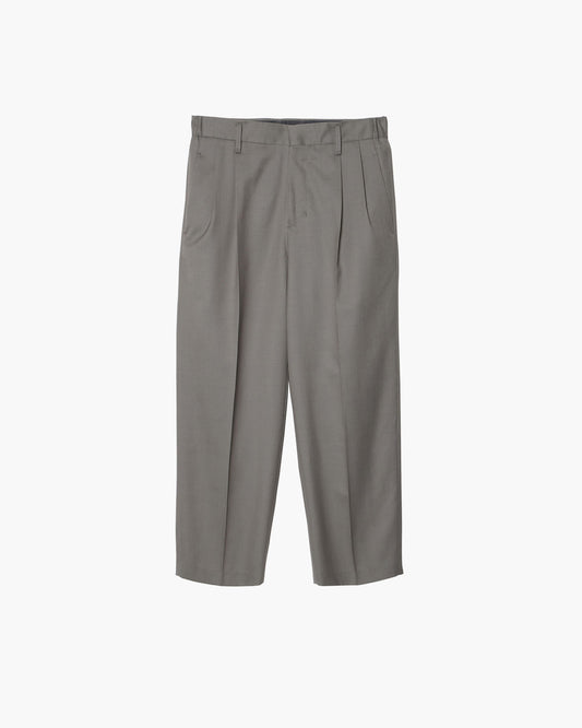 TWO TUCKS WIDE TROUSERS