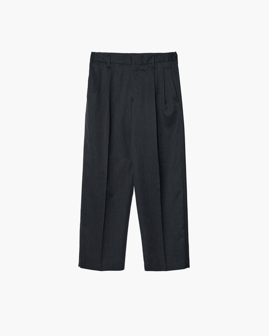 TWO TUCKS WIDE TROUSERS