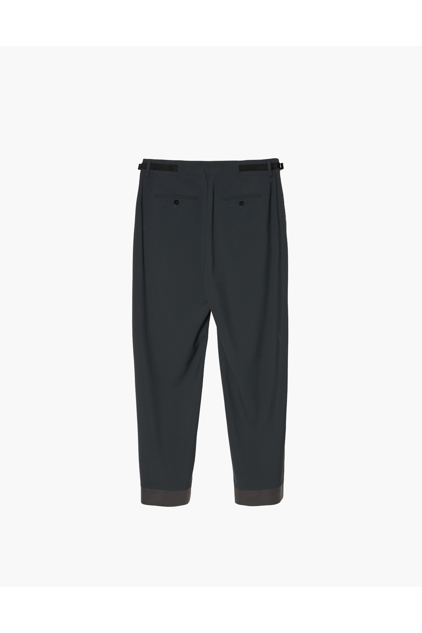 TWO TUCKS TAPERED TROUSERS