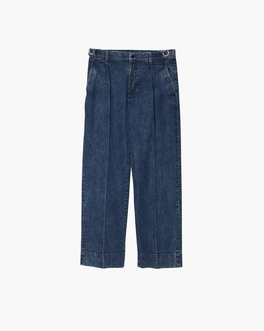 STRAIGHT DENIM TROUSERS