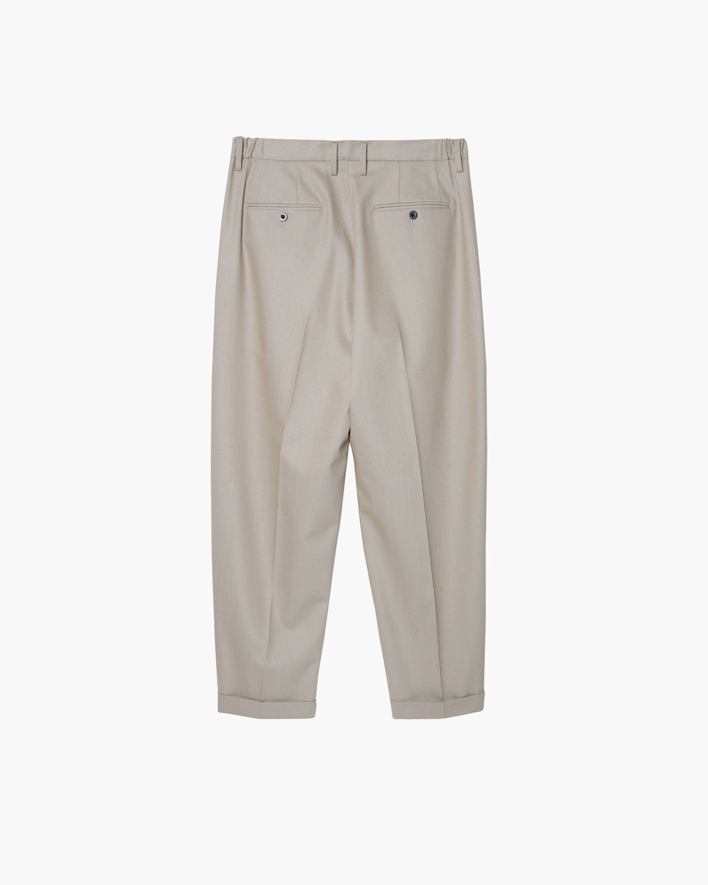 TWO TUCKS TAPERED TROUSERS