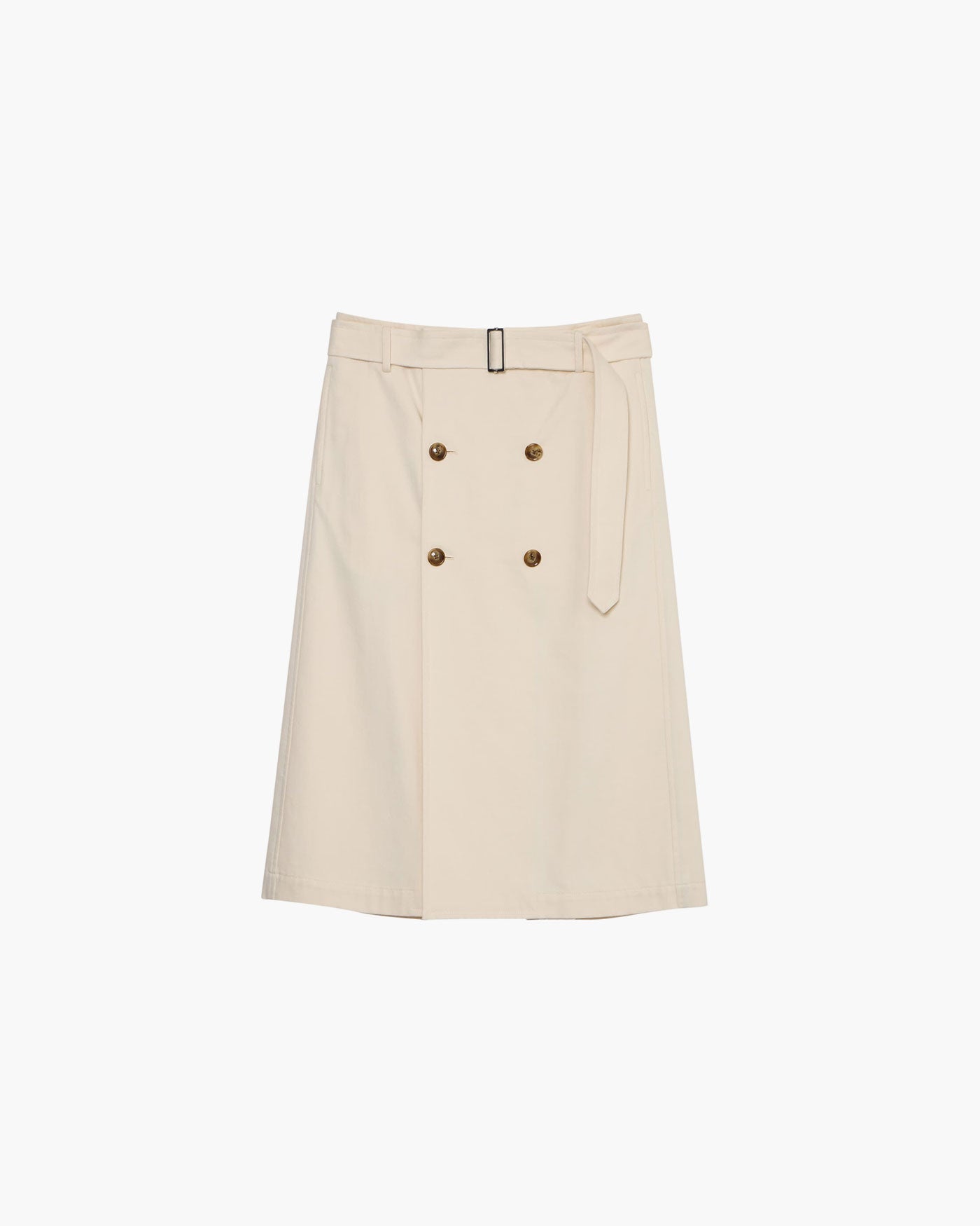 BELTED WRAP-SKIRT