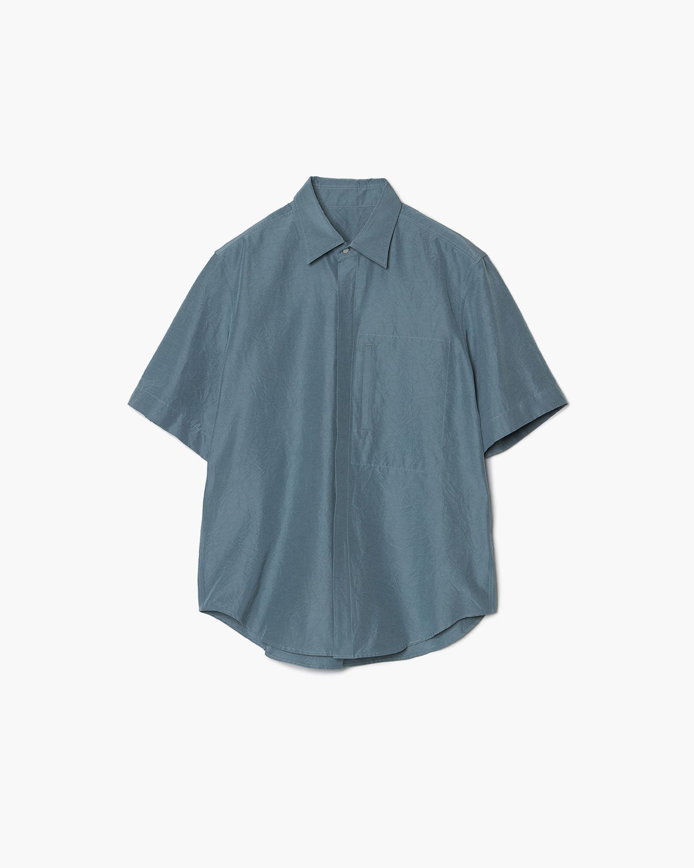 FLY FRONT SHORT-SLEEVED SHIRT