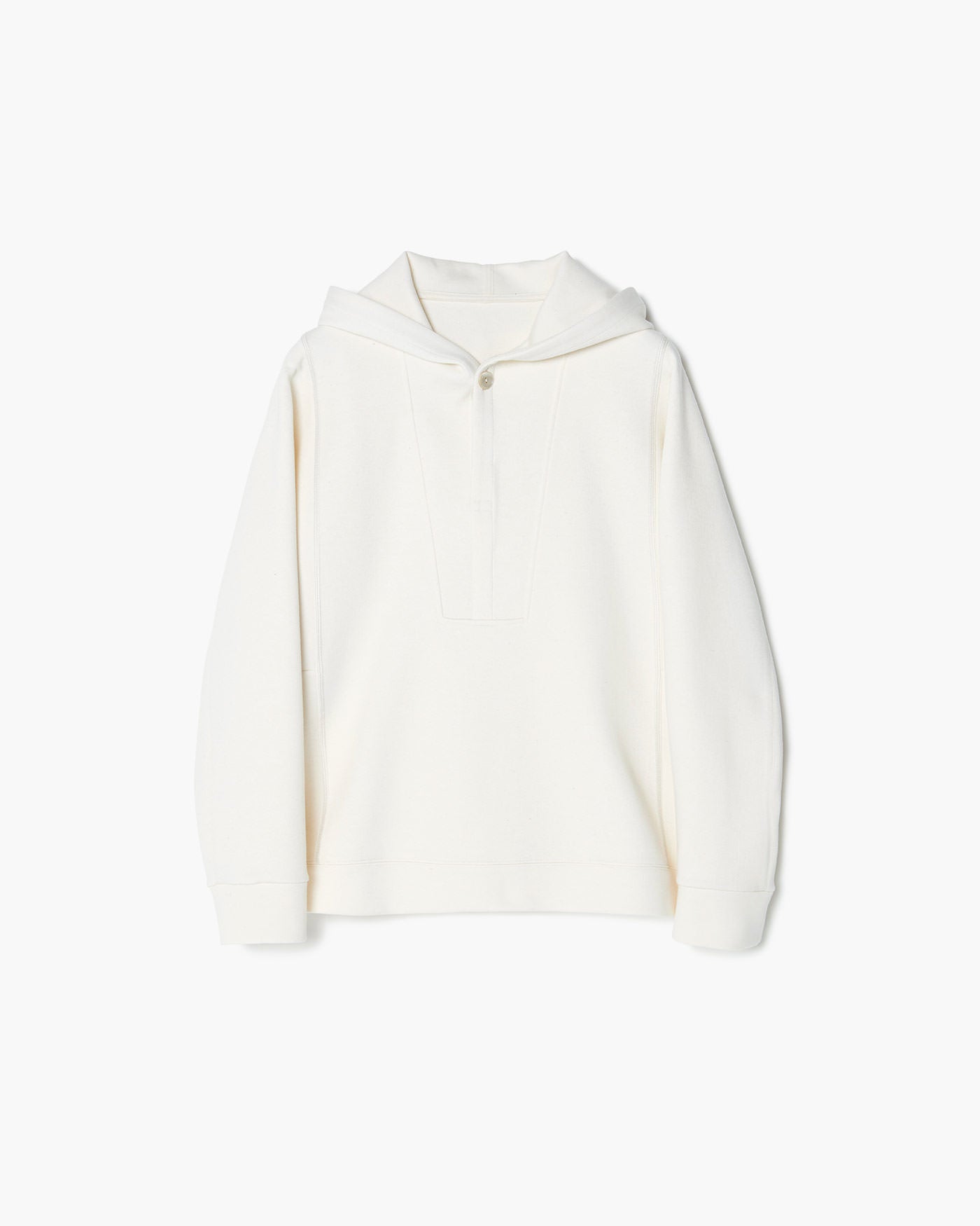 MODIFIED SLEEVE HOODED PULLOVER